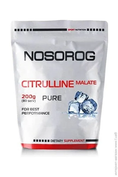  Nosorog Nutrition Citrulline Malate 200 g /80 servings/ Pure (000018145)