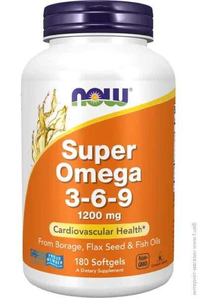  3-6-9 NOW Super Omega 3-6-9 1200  180  (3036)