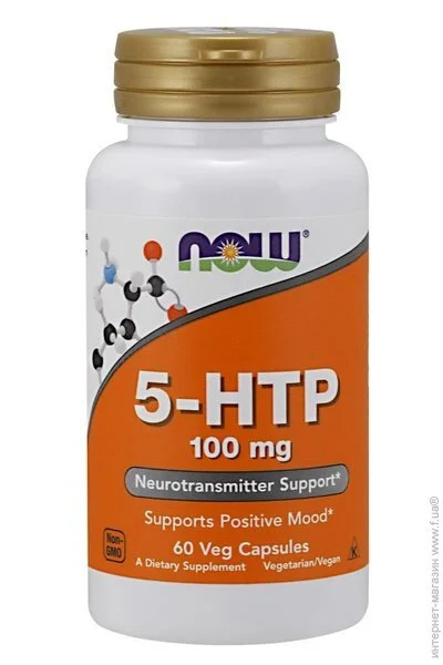  NOW 5-HTP 100 mg 60 Veg Caps (000002751)