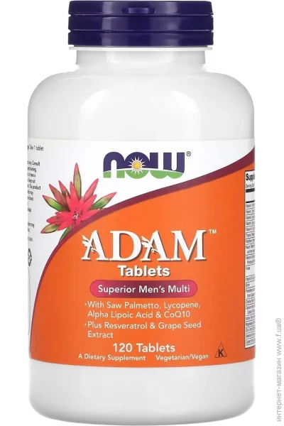     , Adam, Superior Men's Multi, Now Foods, 120  (NF3876)