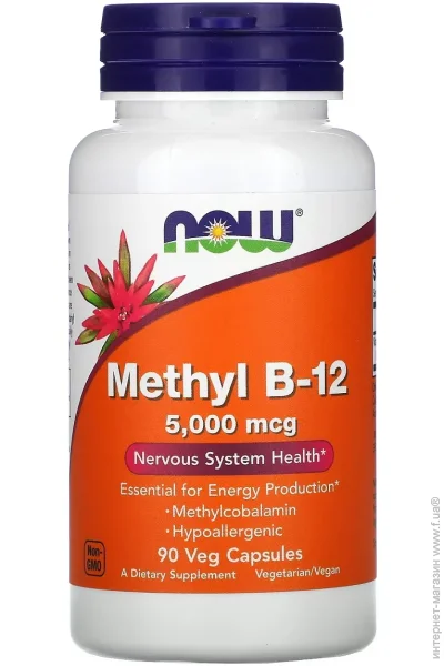   B-12, , 5000 , Methyl B-12, NOW Foods, 90   (NF0505)