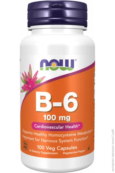 ³ NOW B-6 100mg - 100 caps