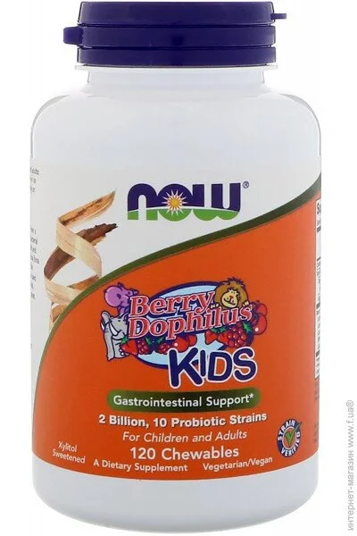    ĳ, Berry Dophilus, Now Foods, 120   (NF2949)
