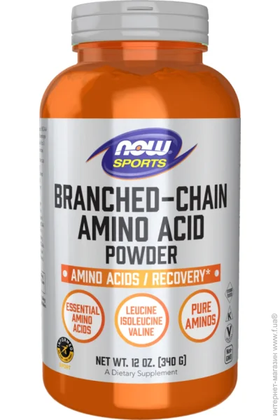  NOW Branched Chain Amino Acid Powder - 340g (2023-10-4525)