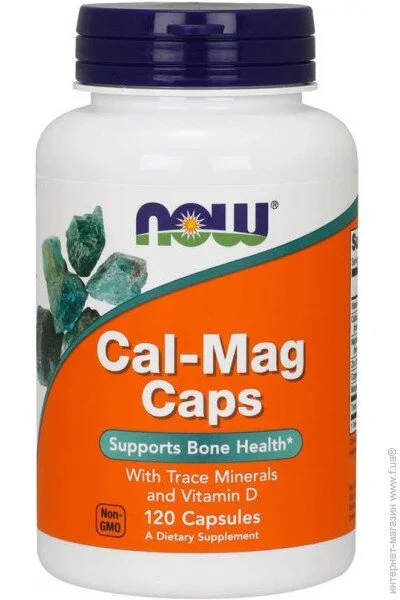 NOW  Cal-Mag Capsules 120  (4384302610)