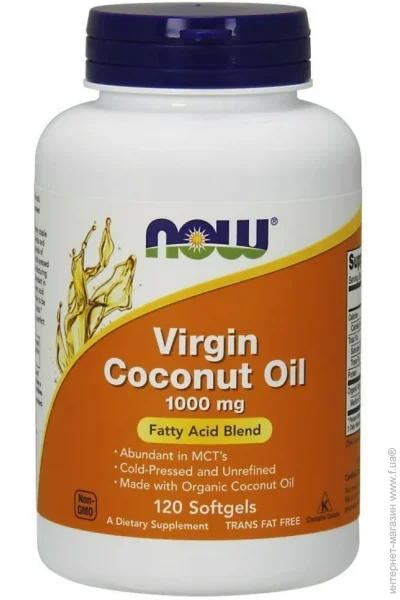   NOW  COCONUT OIL 1000MG 120 SGELS (-00001218)