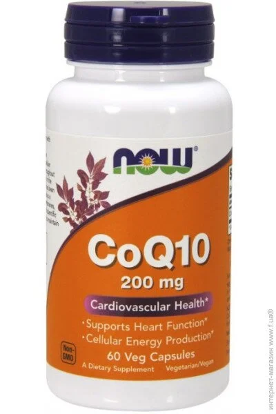 NOW ³ CoQ10 200 mg Softgels 60  (4384301191)