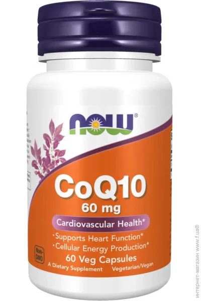 NOW  CoQ10 60mg 60vcaps (1086-100-82-2379011-20)