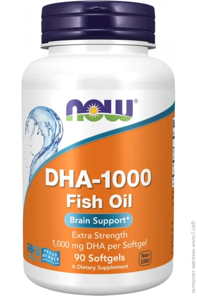   NOW DHA-1000 Fish Oil Extra Strength - 90 softgels (2023-10-4598)
