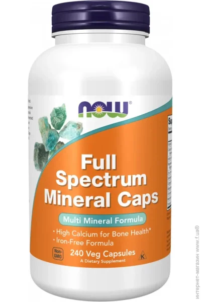 ̳ NOW  Full Spectrum Mineral 240 caps (1086-2023-10-4597)