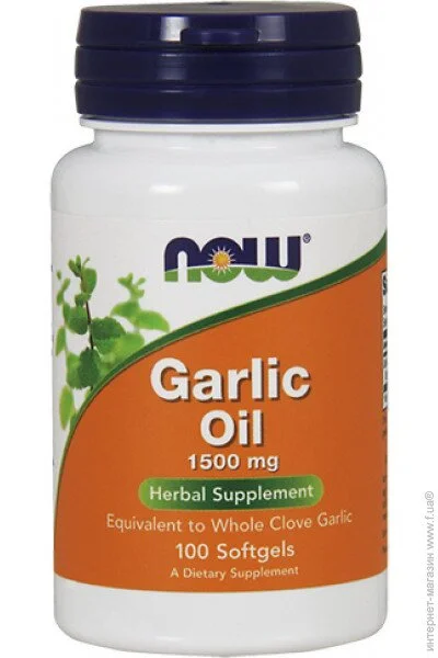    Now Foods Garlic Oil 1500 mg 100 softgels (00000021440)
