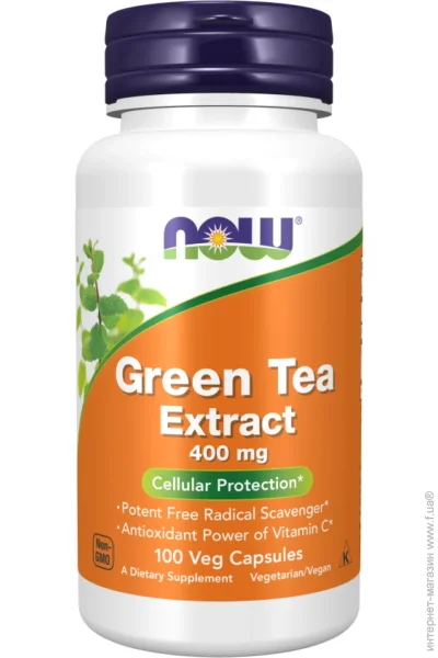  NOW Green Tea Extract 400mg - 100 vcaps (2023-10-5250)