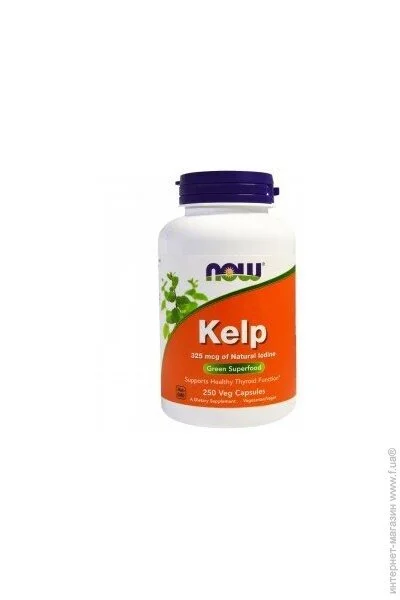   NOW Kelp 325 mcg 250 caps (00000001988)