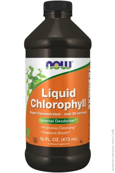 NOW Liquid Chlorophyll (473 ml, mint) (10729-01)