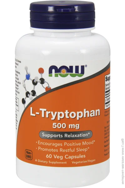 NOW L-Tryptophan 500  - 60   (814568)