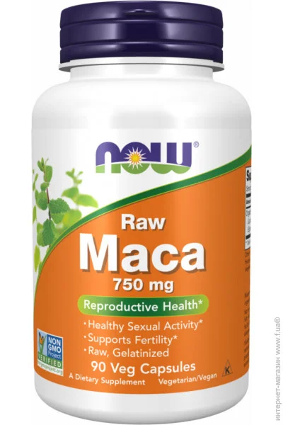 NOW Maca 750mg - 90 vcaps