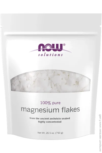 NOW Magnesium Flakes - 750g (2023-10-5839)