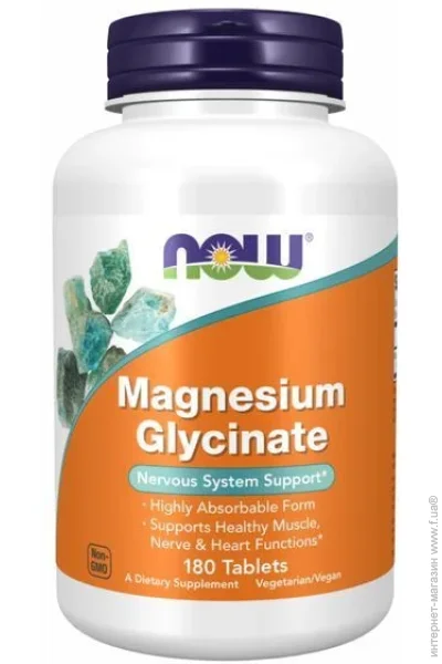 NOW Magnesium Glycinate - 180  (822624)
