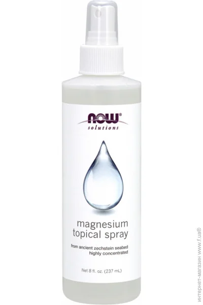 NOW Magnesium Tropical Spray - 237ml