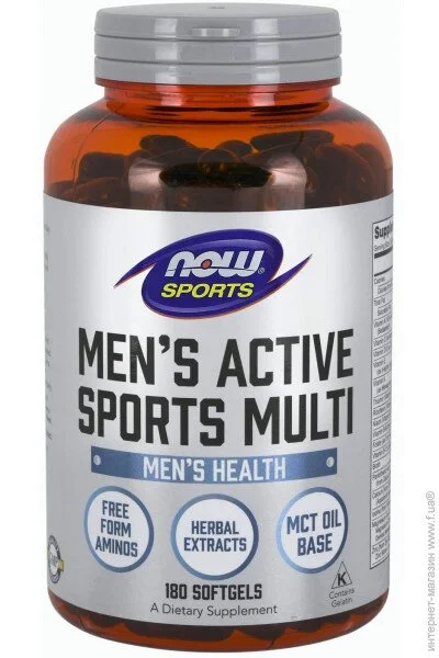     Now Mens Active Sports Multi 90 softgels (00000031850)