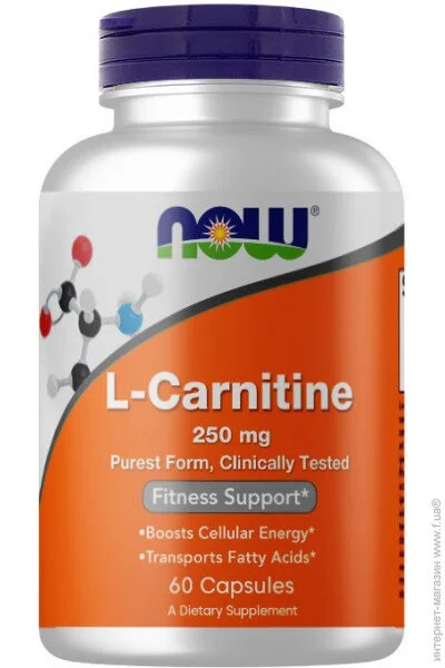  NOW L-Carnitine 250 mg, 60 