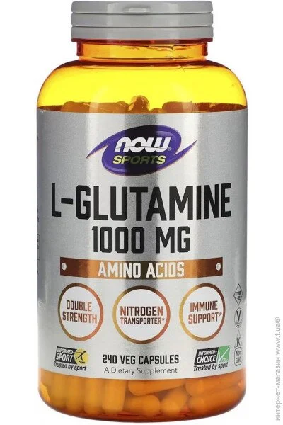  NOW L-Glutamine 1000 mg, 240 