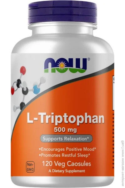  NOW L-Tryptophan 500 mg, 120 