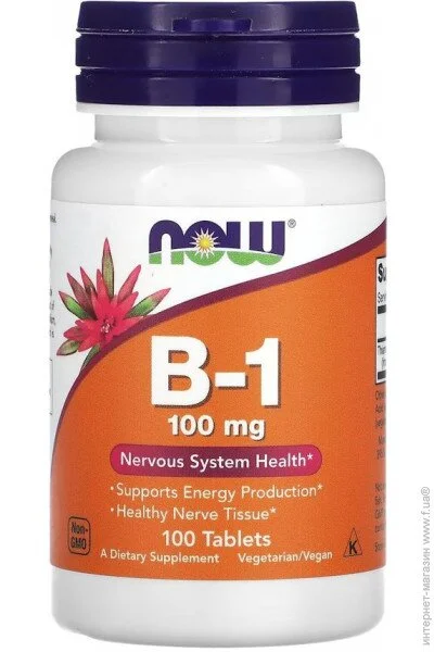    NOW Vitamin B1 100 mg, 100 