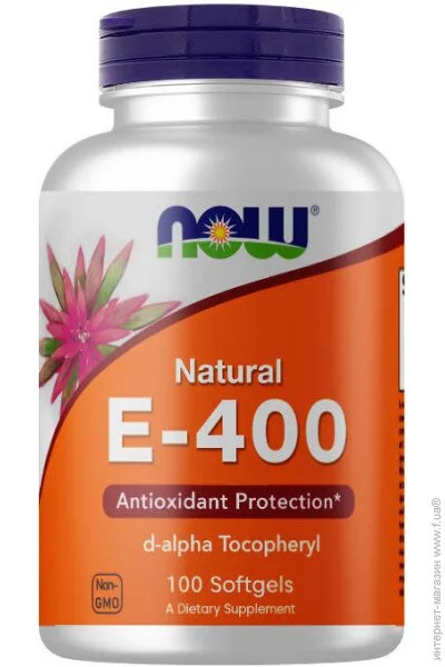 ³   NOW Vitamin E-400 D-Alpha Tocopheryl, 100 