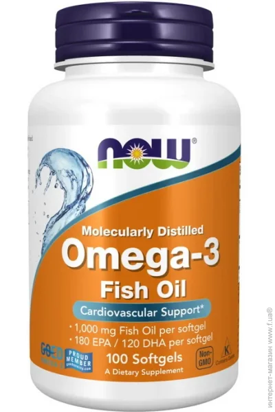 NOW Omega-3 (100 softgels) (00151-01)
