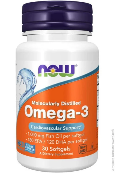 NOW Omega-3 (30 softgels) (08801-01)