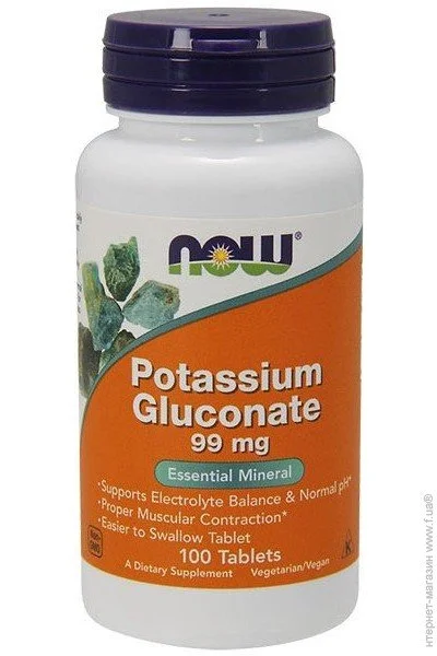  NOW Potassium Gluconate 99, 100 