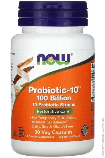     Probiotic 100 Billion, Now Foods, 30   (NF2931)