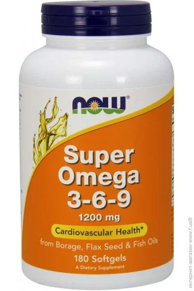 NOW Вітаміни Super Omega 3-6-9 Softgels 180 капсул (4384301036) NOW Вітаміни Super Omega 3-6-9 Softgels 180 капсул (4384301036)