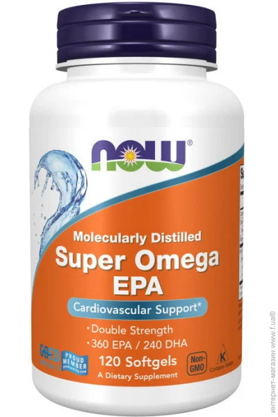 NOW Super Omega EPA (120 softgels) (08004-01)