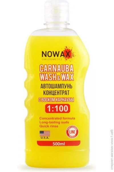  Nowax     1:100 / Carnauba Wash&Wax,05L,(12) (NX00510) (0249574)