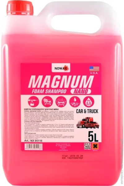  Nowax MAGNUM NANO FOAM SHAMPOO 5L 1:10 ( ) (NX05118) (0309659)