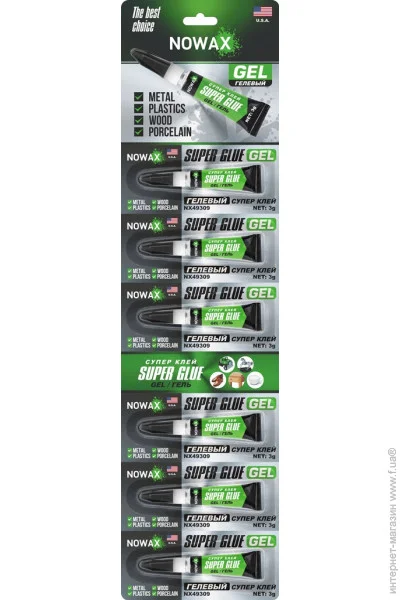  /  Nowax  ,100%,3g*6./. (NX49309)