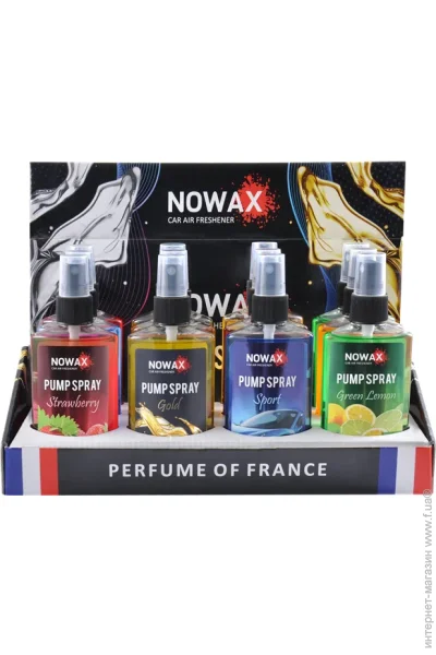  Nowax PUMP SPRAY 75ml, MIX 1, 12. (NX07530)