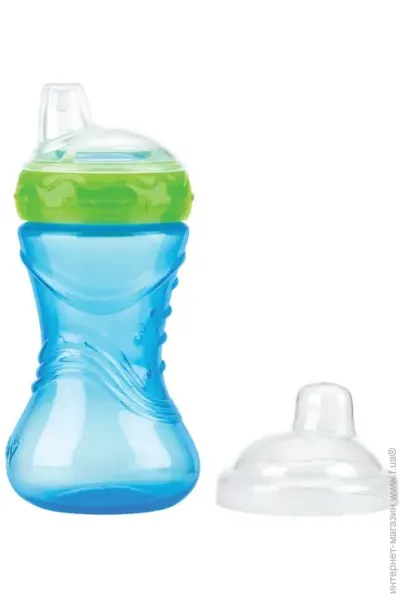  Nuby Easy Gripper   (300) (NV0406014blu)