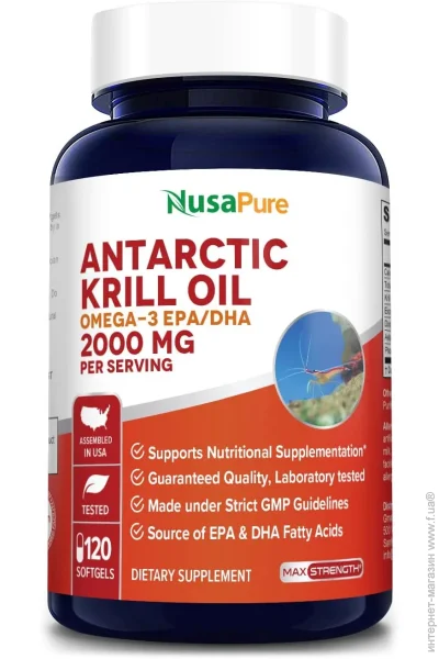 '  Nusapure    - Antarctic Krill Oil 120 