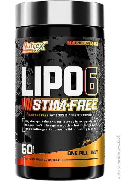 Nutrex Research  Lipo-6 Stim-Free 60 caps (1086-2022-10-1758)