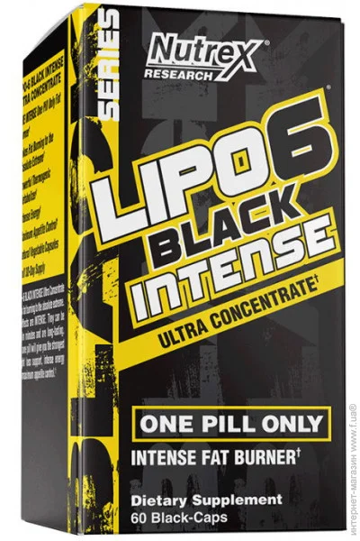  Nutrex Research Lipo-6 Black Intense UC, 60 