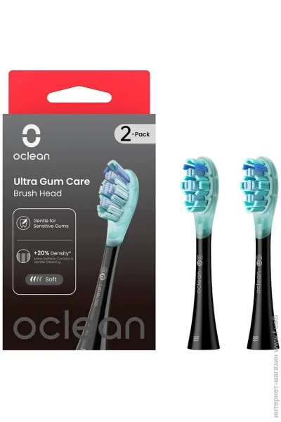  Oclean  Ultra Gum Care Brush Head 2psc UG02 B02 Black (2721186010) 