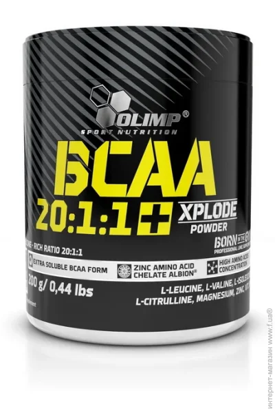   Olimp BCAA 20:1:1 Xplode Powder 200 , pear (08310-02)