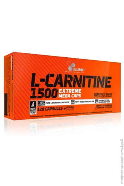  Olimp L-Carnitine 1500 Extreme Mega Caps, 120 