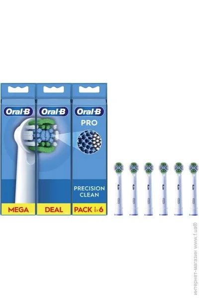     Oral-B Precision Clean EB20RX CleanMaximiser (6) 6 .