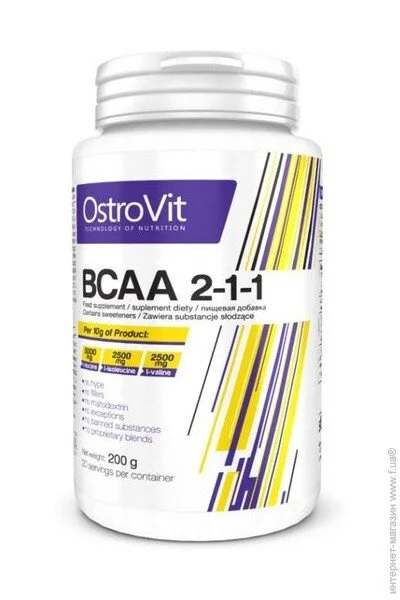  Ostrovit BCAA 2-1-1 200 g /20 servings/ Orange (000003570)