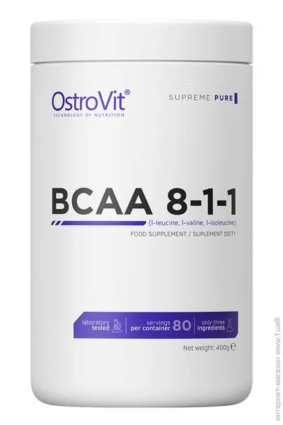  BCAA OstroVit BCAA 8-1-1, 400  