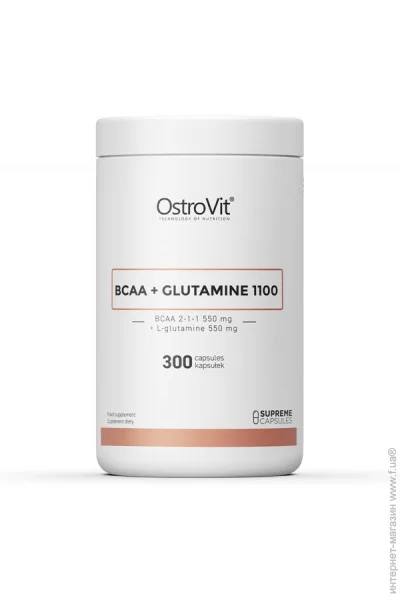  BCAA OstroVit BCAA +  Glutamine, 300 